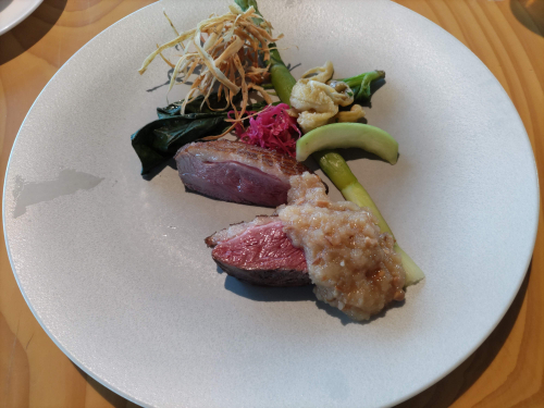 スイデンテラス 夕食 メイン