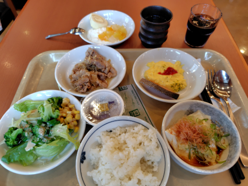 ルートイン知床斜里 朝食