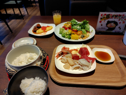 センチュリーマリーナ函館朝食その1